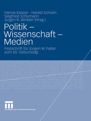 cover image of Politik--Wissenschaft--Medien